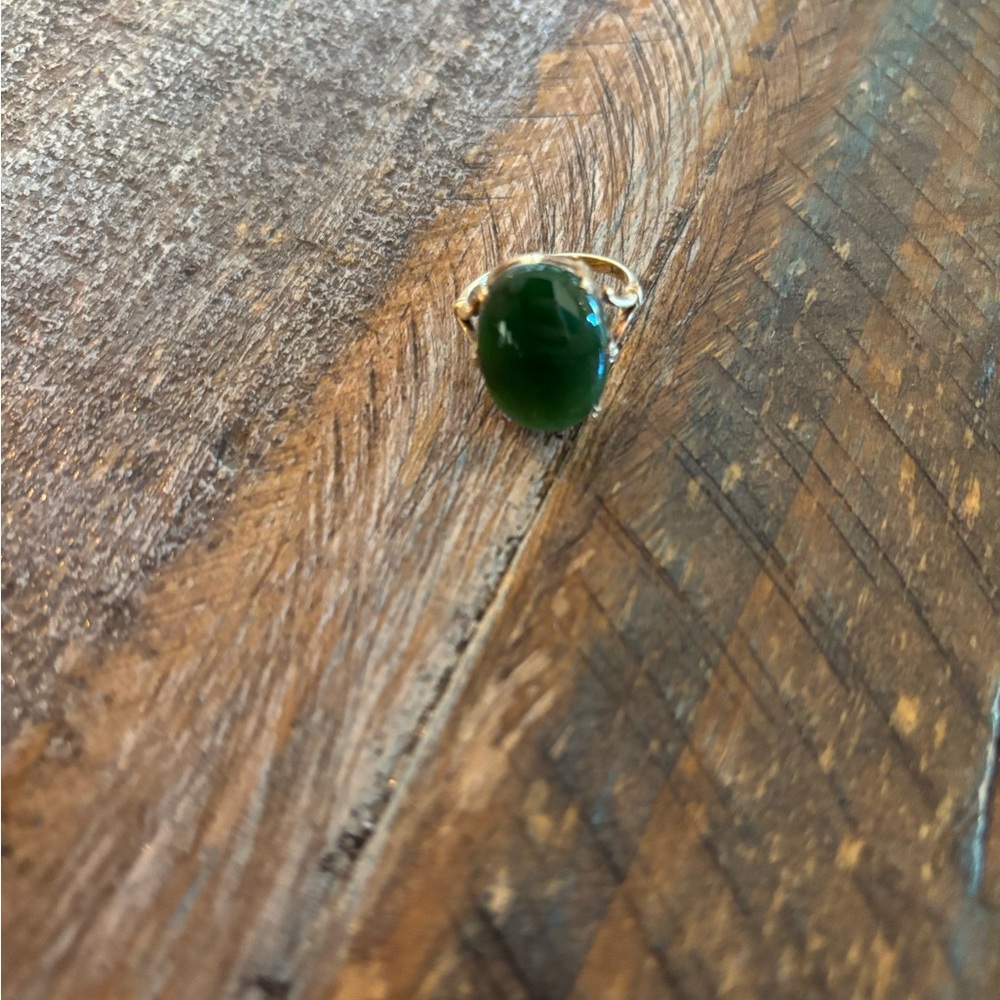 COPY - Elegant Green Stone Ring